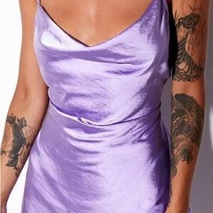 Motel Rocks Purple Mini Dress